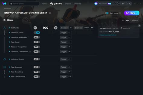 total war napoleon definitive edition cheats